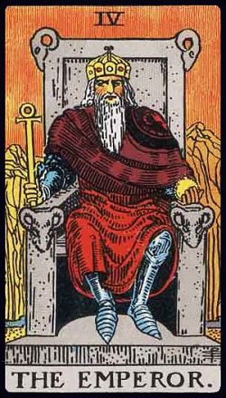IV - Der Herrscher Tarot Tageskarte