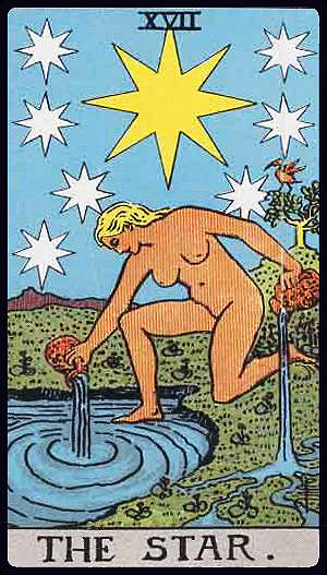 XVII - Der Stern Tarot Tageskarte
