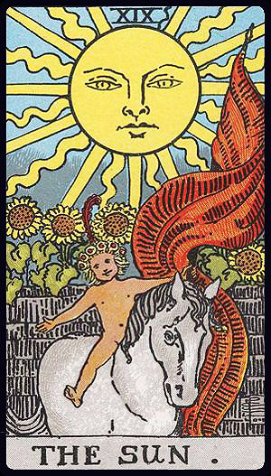 XIX - Die Sonne Tarot Tageskarte