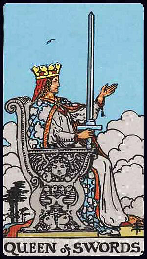 Königin der Schwerter Tarot Tageskarte