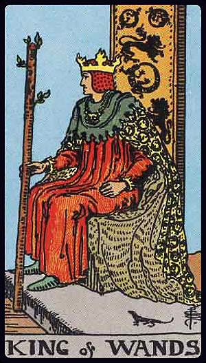 König der Stäbe Tarot Tageskarte