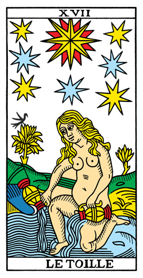 XVII - Der Stern Tarot Tageskarte