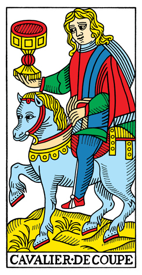 Ritter der Kelche Tarot Tageskarte