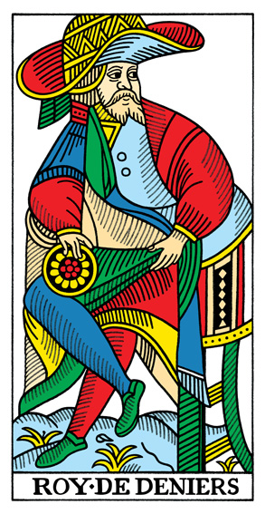 König der Münzen Tarot Tageskarte