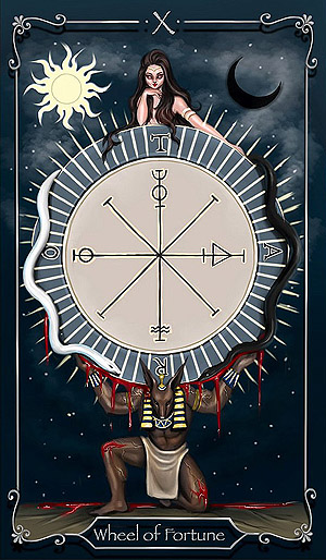 X - Das Rad des Schicksals Tarot Tageskarte